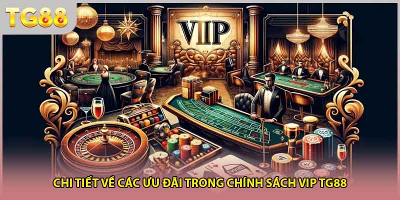 Chi tiết về các ưu đãi trong chính sách VIP TG88